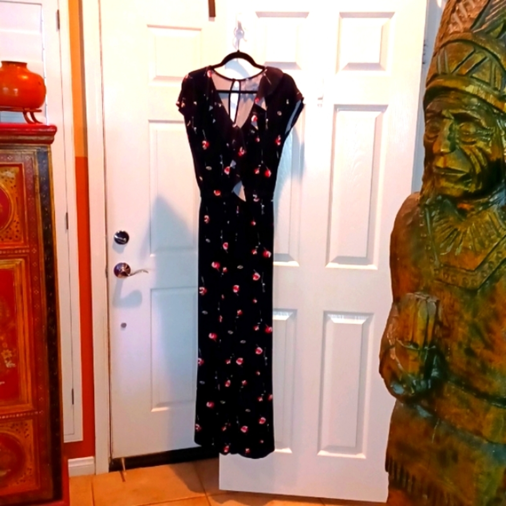 Anne Klein 2 Floral, Draw String, Jumper